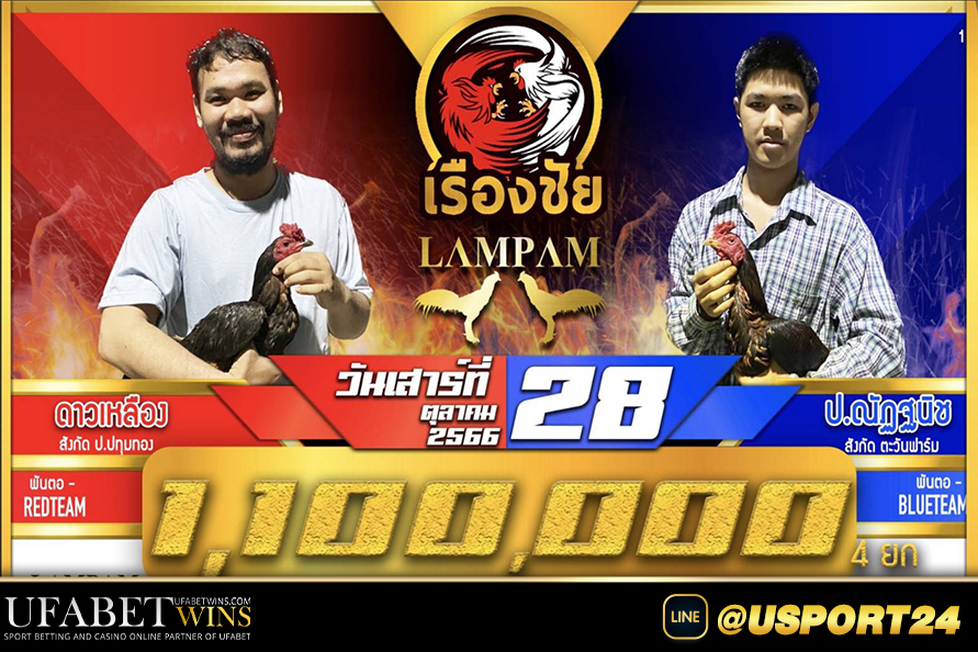 สนามชนไก่เรืองชัยอยุธยาวันเสาร์ที่28ตุลาคม2566