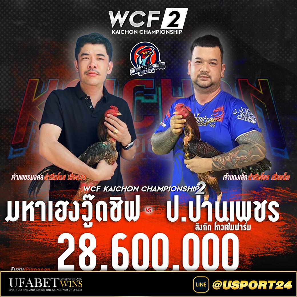 ไก่ชนคู่เอก มหาเฮงวู๊ดชิฟVSปานเพชร(เจ้าแดงเล็ก)